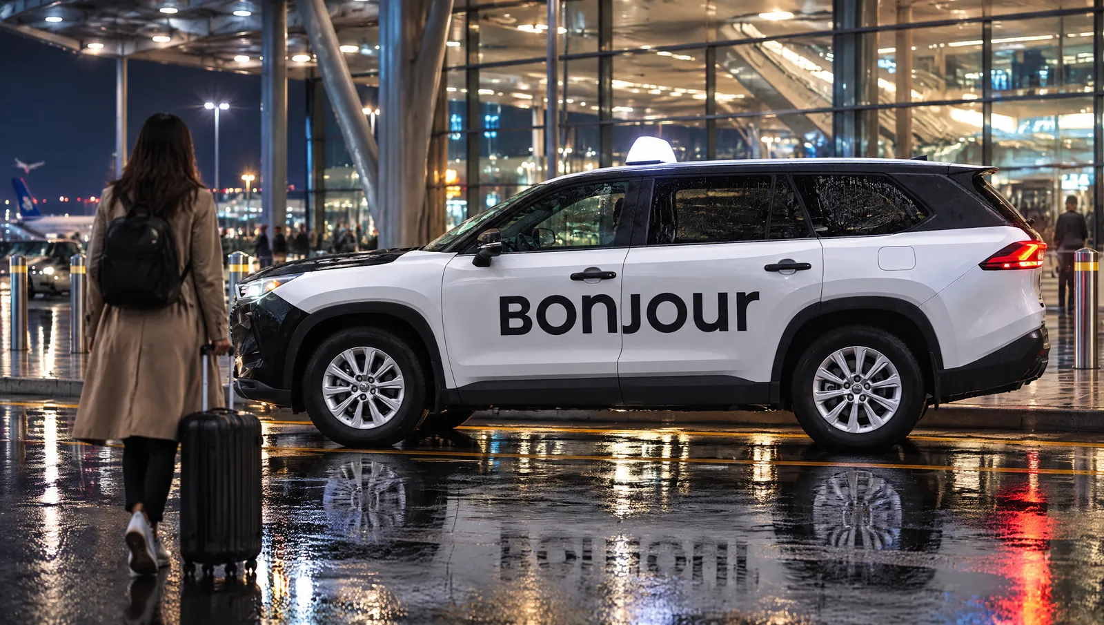 Pickup at any hour, flight tracking included