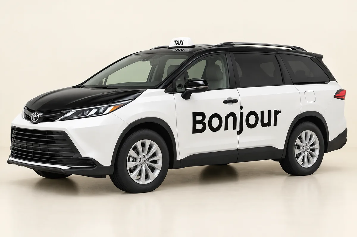 The minivan: up to three child seats and all the suitcases