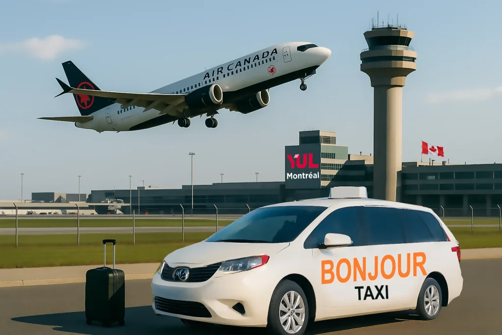 Taxi Bonjour aéroport YUL Montréal
